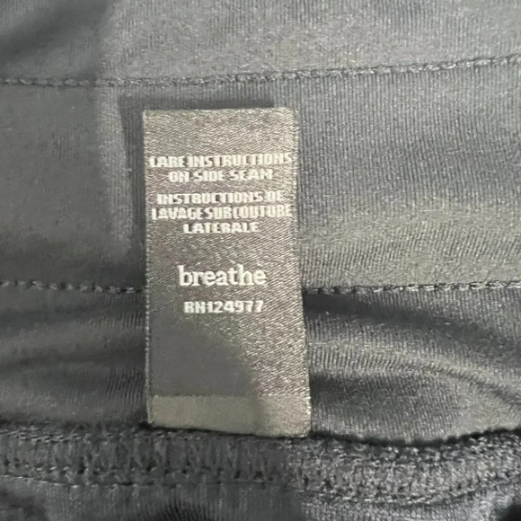 Prana Black Textured Stretchy Pants S Flare - Picture 4 of 6